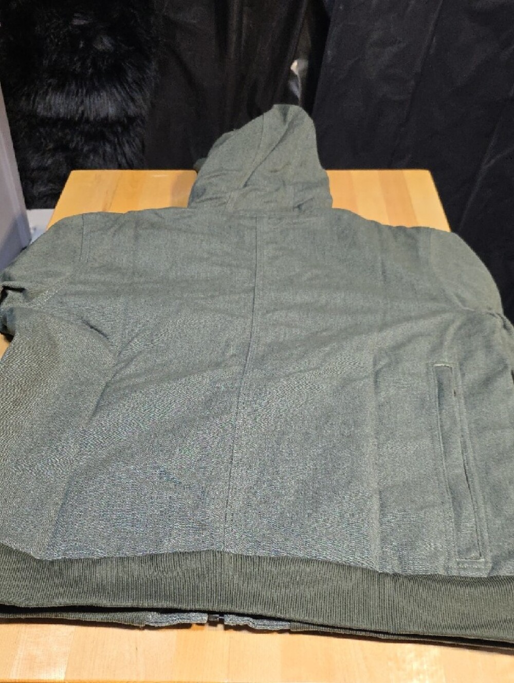 Patagonia Men's Iron Forge Hooded Jacket in Olive - Picture 6 of 7